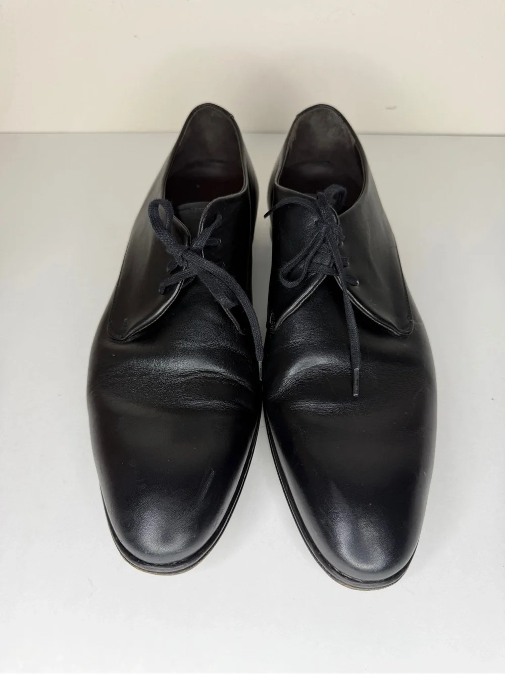 maison forte Oxfords Dress Shoes Men Size 11M Black Leather Made In Spain